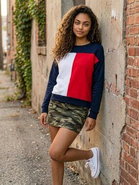 Tommy Hilfiger Crew Neck Sweater Size Large